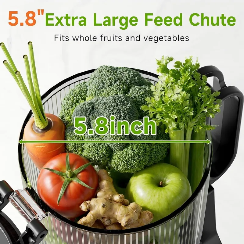 EanOruus Cold Press Juicer, High Juice Yield